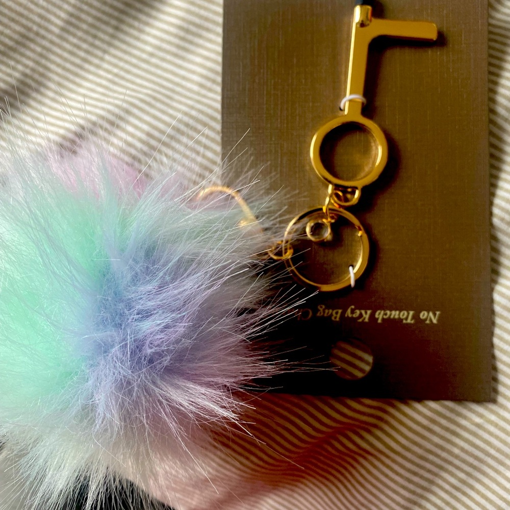 Women’s furball keychain